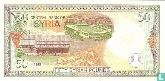 Syrie 50 Pounds 1998 - Image 2