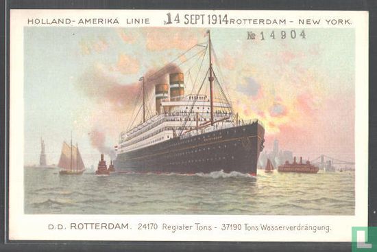 S. S. "Rotterdam" Holland - Amerika Linie