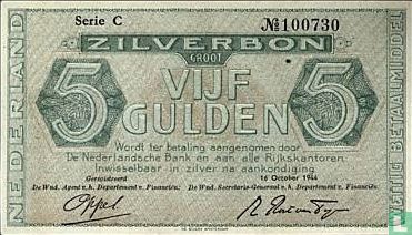 Nederland 5 Gulden (PL21.a1) - Afbeelding 1