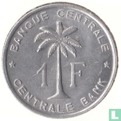 Ruanda-Urundi 1 franc 1959 - Image 2