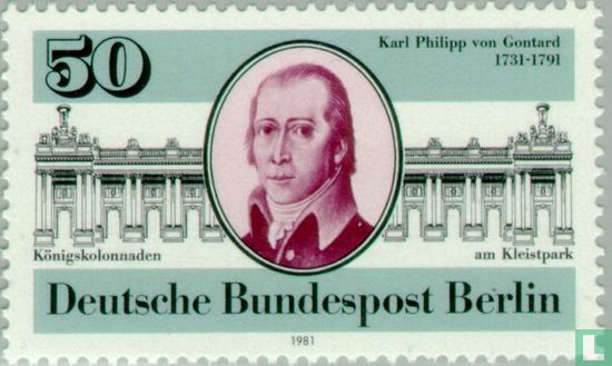 Karl Philipp von  Gontard, 250 jaar