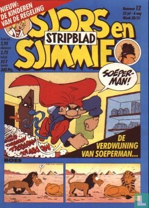 Sjors en Sjimmie stripblad  12 - Afbeelding 1