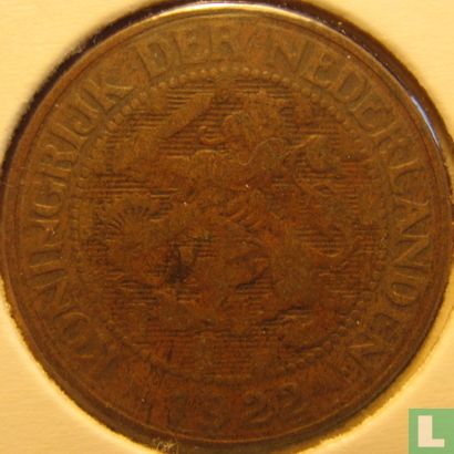 Netherlands 1 cent 1922 - Image 1