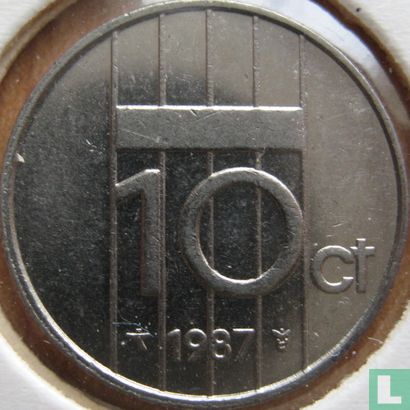 Netherlands 10 cents 1987 - Image 1