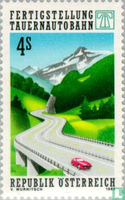 Mise en service de l'autoroute du Tauern