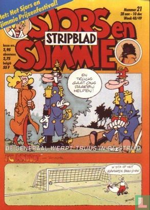 Sjors en Sjimmie stripblad 21 - Afbeelding 1