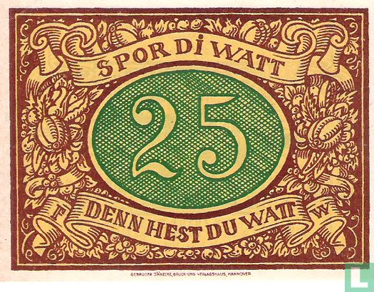 Schneverdingen, Sparkasse - 25 Pfennig 1921 - Image 2