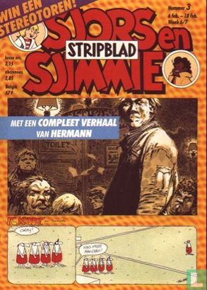 Sjors en Sjimmie stripblad 3 - Image 1