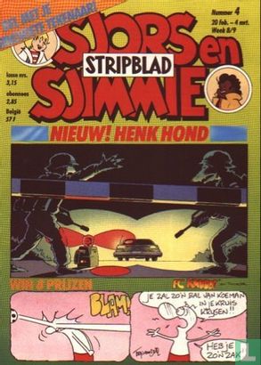 Sjors en Sjimmie stripblad 4 - Image 1