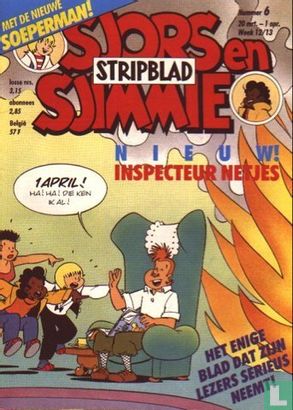 Sjors en Sjimmie stripblad 6 - Afbeelding 1