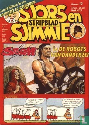 Sjors en Sjimmie stripblad 12 - Afbeelding 1