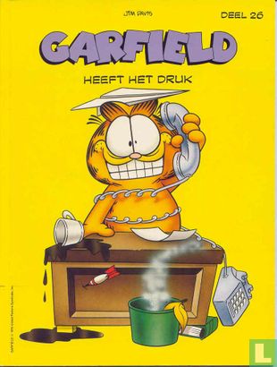 Garfield heeft het druk - Afbeelding 1