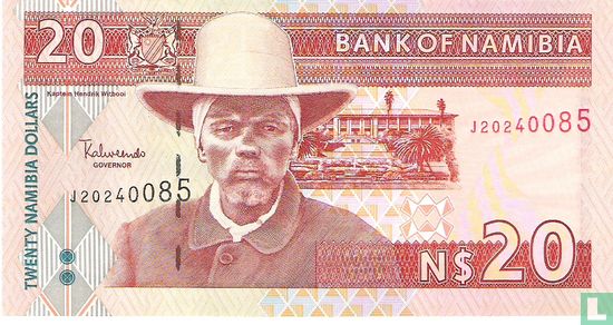 Namibië 20 Namibia Dollars  - Afbeelding 1