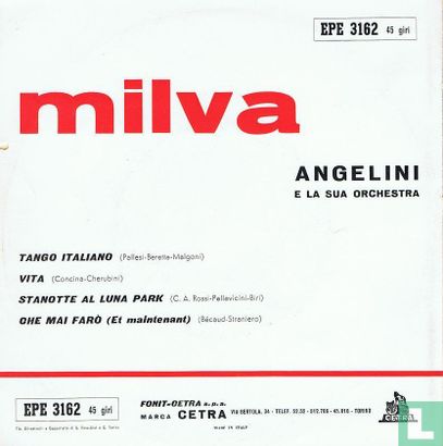 Tango Italiano - Vita - Stanotte a luna park - Che mai faro - Afbeelding 2