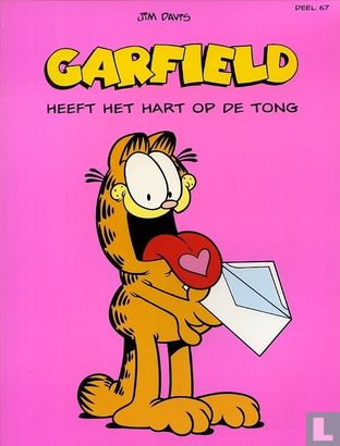 Garfield heeft het hart op de tong - Afbeelding 1