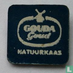 Gouda Goud natuurkaas [white on blue]