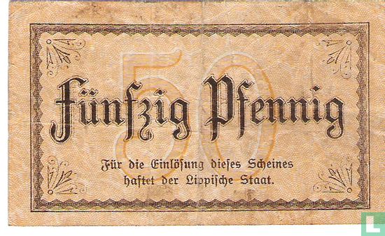 Detmold 50 Pfennig 1918 - Bild 2