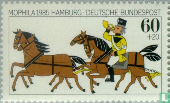 Postzegeltentoonstelling MOPHILA '85 Hamburg
