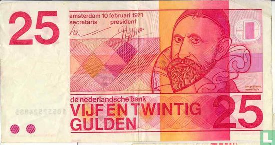25 niederländische gulden - Bild 1