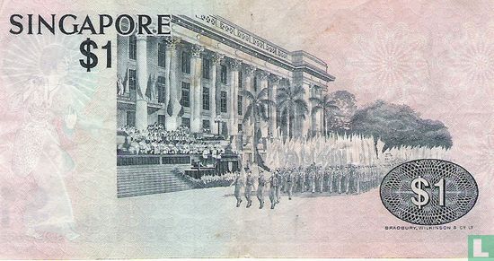 Singapore 1 Dollar  - Afbeelding 2