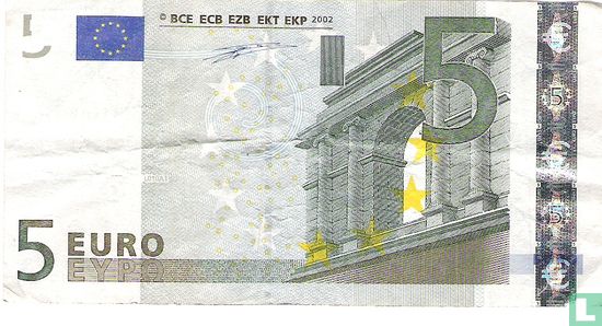 Eurozone 5 Euro U-L-Du - Image 1