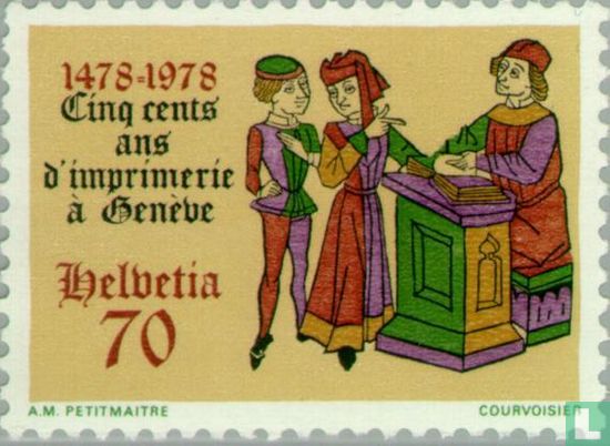 Book Printing in Geneva 500 years