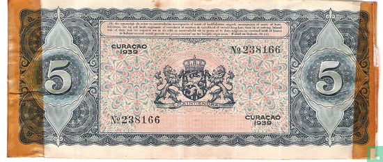 Curaçao 5 Gulden (PLNA11.1b) - Bild 2