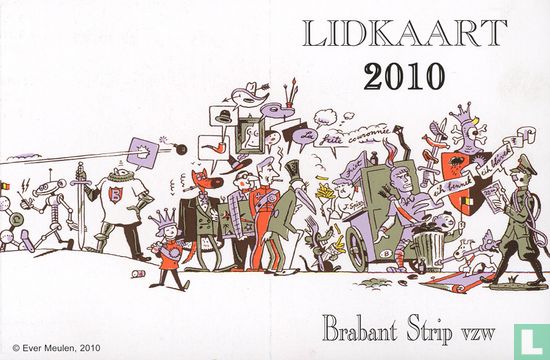 Brabant Strip lidkaart 2010 - Image 1