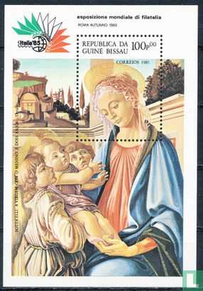 International stamp exhibition ITALIA '85 - Image 1