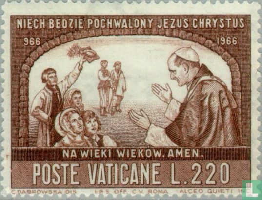 Christianization Poland 1000 years