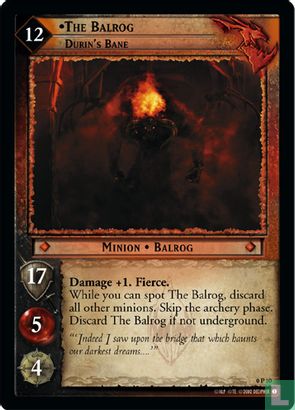 The Balrog, Durin's Bane Promo - Afbeelding 1