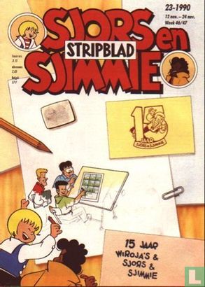 Sjors en Sjimmie stripblad 23 - Image 1