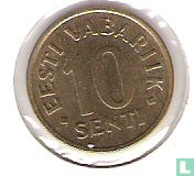 Estonia 10 senti 1994 - Image 2