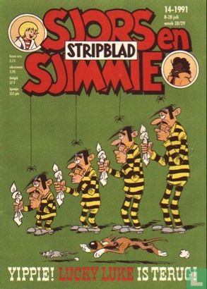 Sjors en Sjimmie stripblad 14 - Image 1