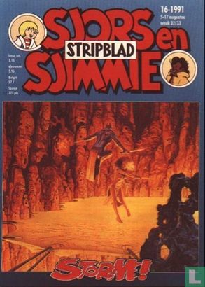 Sjors en Sjimmie stripblad 16 - Image 1