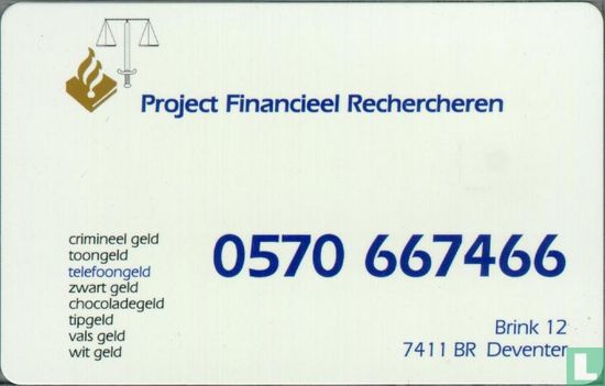 Project Financieel Rechercheren - Afbeelding 1