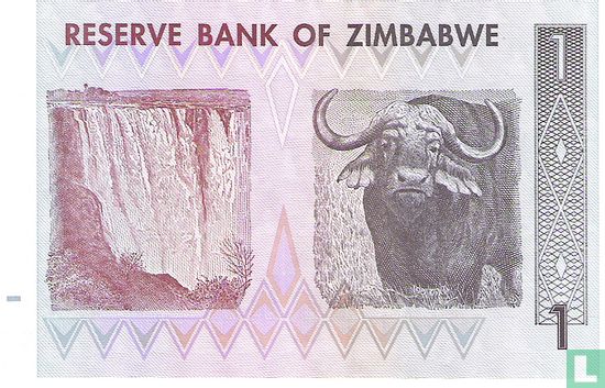Simbabwe 1 Dollar 2007 - Bild 2