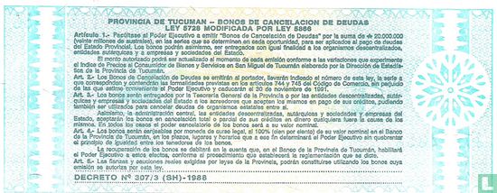 Argentina 1 Austral 1991 (Tucuman) - Image 2