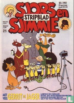 Sjors en Sjimmie stripblad 11 - Image 1