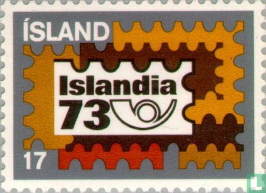 Postzegeltentoonstelling ISLANDIA