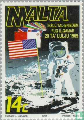 Moon landing 25 years