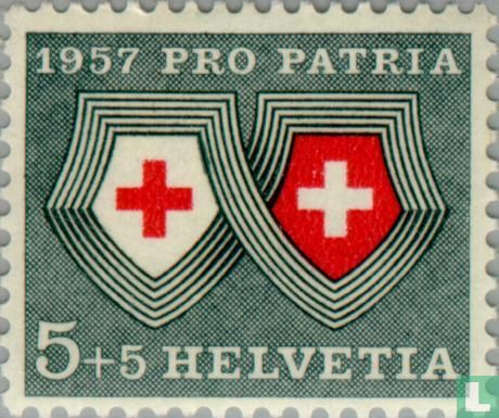 Les armes et la Croix-Rouge Suisse