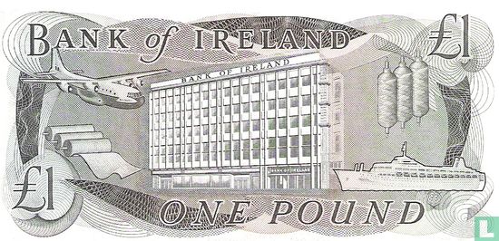Northern Ireland 1 Pound ND (1980) - Image 2