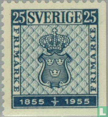 100 years Swedish stamps