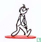 Alph-Art Tintin - 7 cm - rouge SOCl