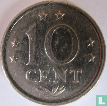 Antilles néerlandaises 10 cent 1982 - Image 2