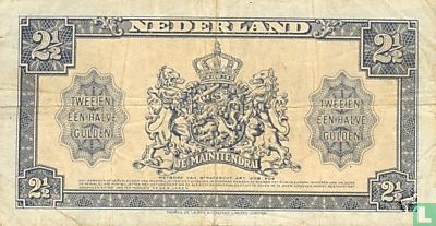 2,5 florins néerlandais 1945 - Image 2