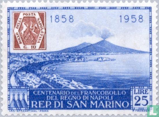 Naples anniversaire Stamp
