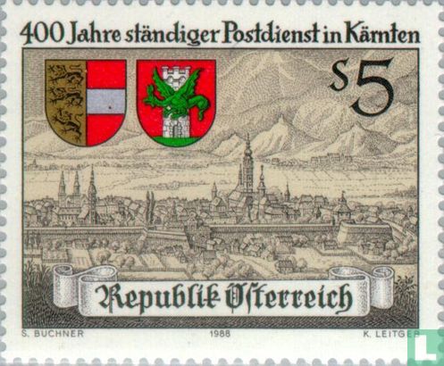 Kärnten Postdienst 400 Jahre