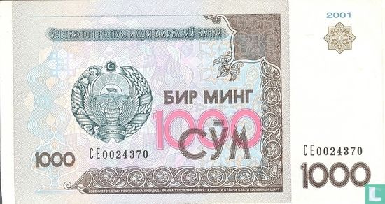 Uzbekistan 1,000 Sum 2001 - Image 1
